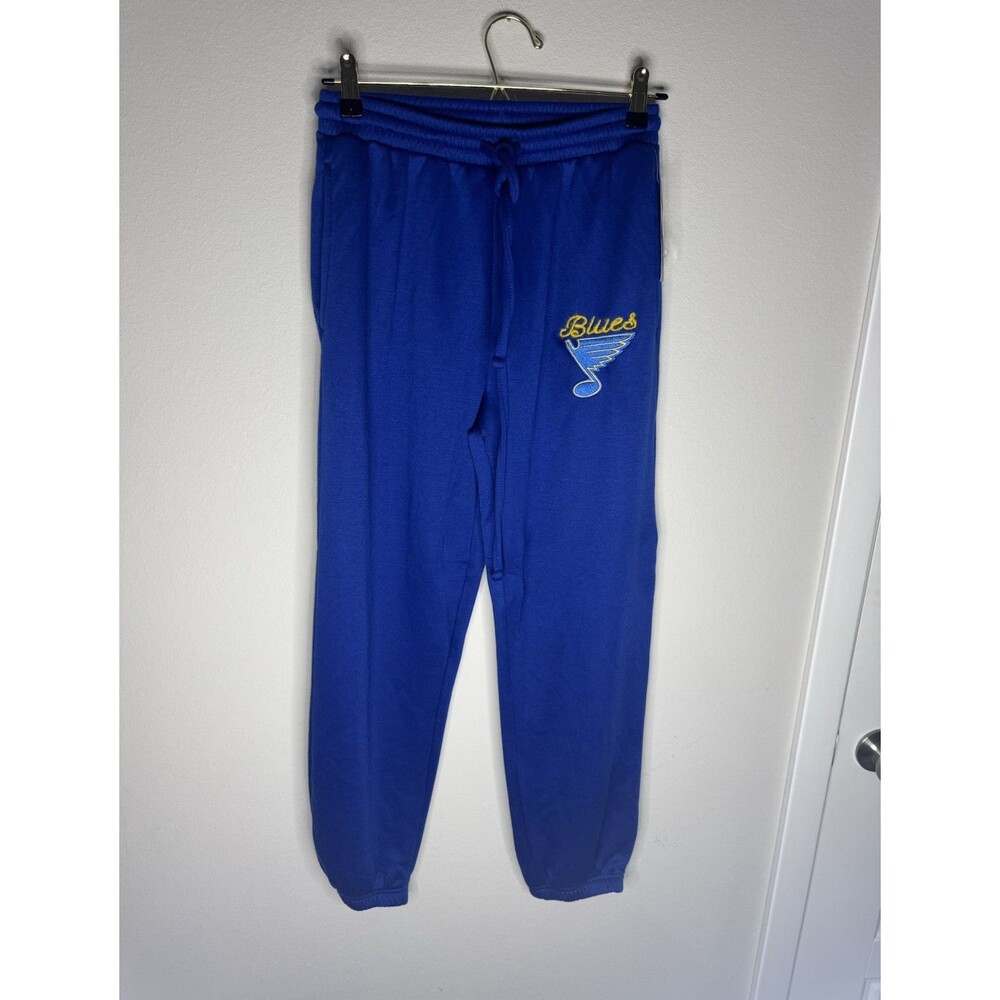 Sideline Apparel St. Louis Blues NHL Women's Pants Blue Size S Licensed